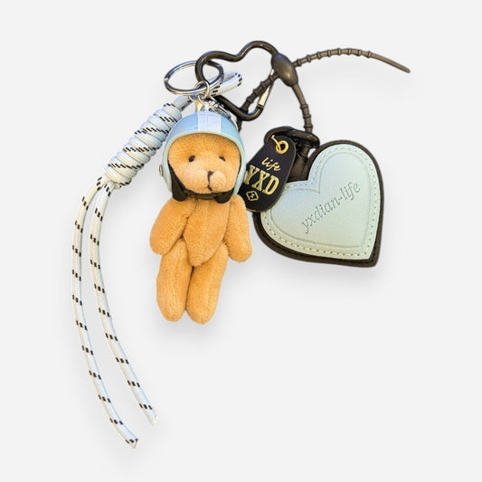 TeddyHeart Bag Charm